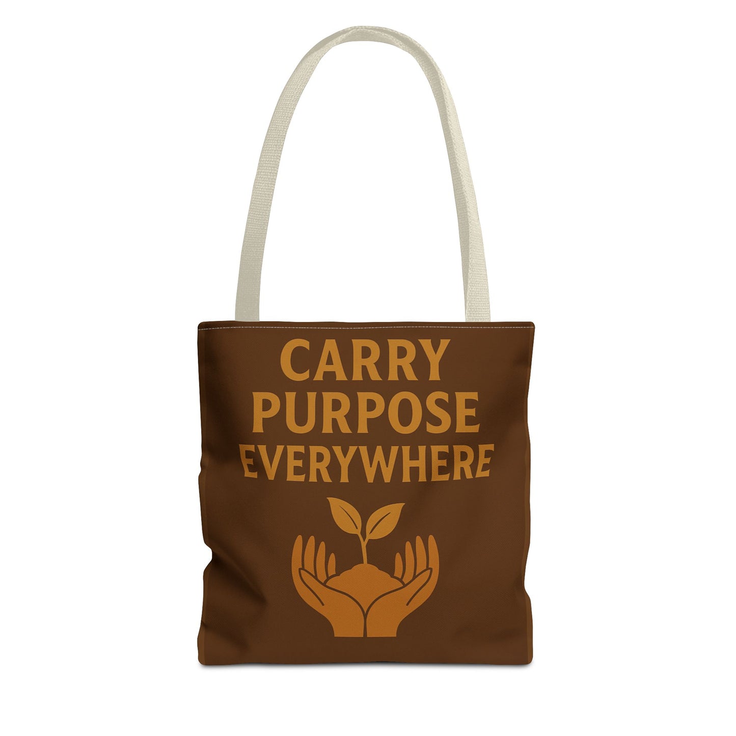 Eco-Friendly Tote Bag, Carry Purpose Everywhere, Shopper Bag, Sustainable Gift, Reusable Grocery Tote, Earth Day Accessory