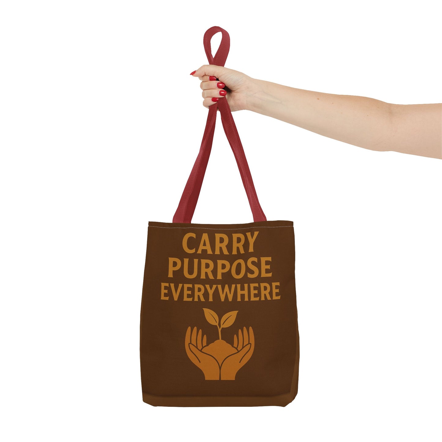 Eco-Friendly Tote Bag, Carry Purpose Everywhere, Shopper Bag, Sustainable Gift, Reusable Grocery Tote, Earth Day Accessory