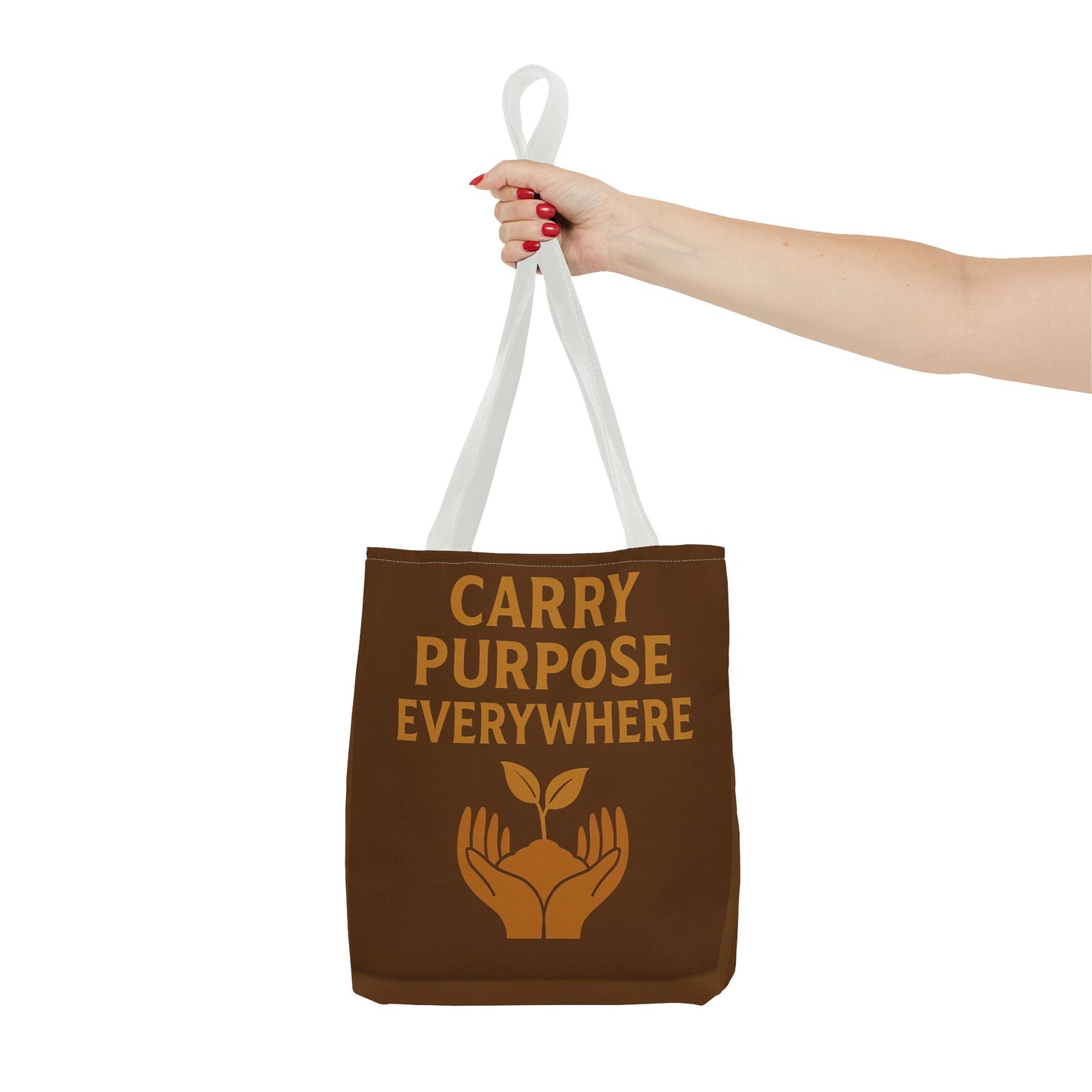Eco-Friendly Tote Bag, Carry Purpose Everywhere, Shopper Bag, Sustainable Gift, Reusable Grocery Tote, Earth Day Accessory