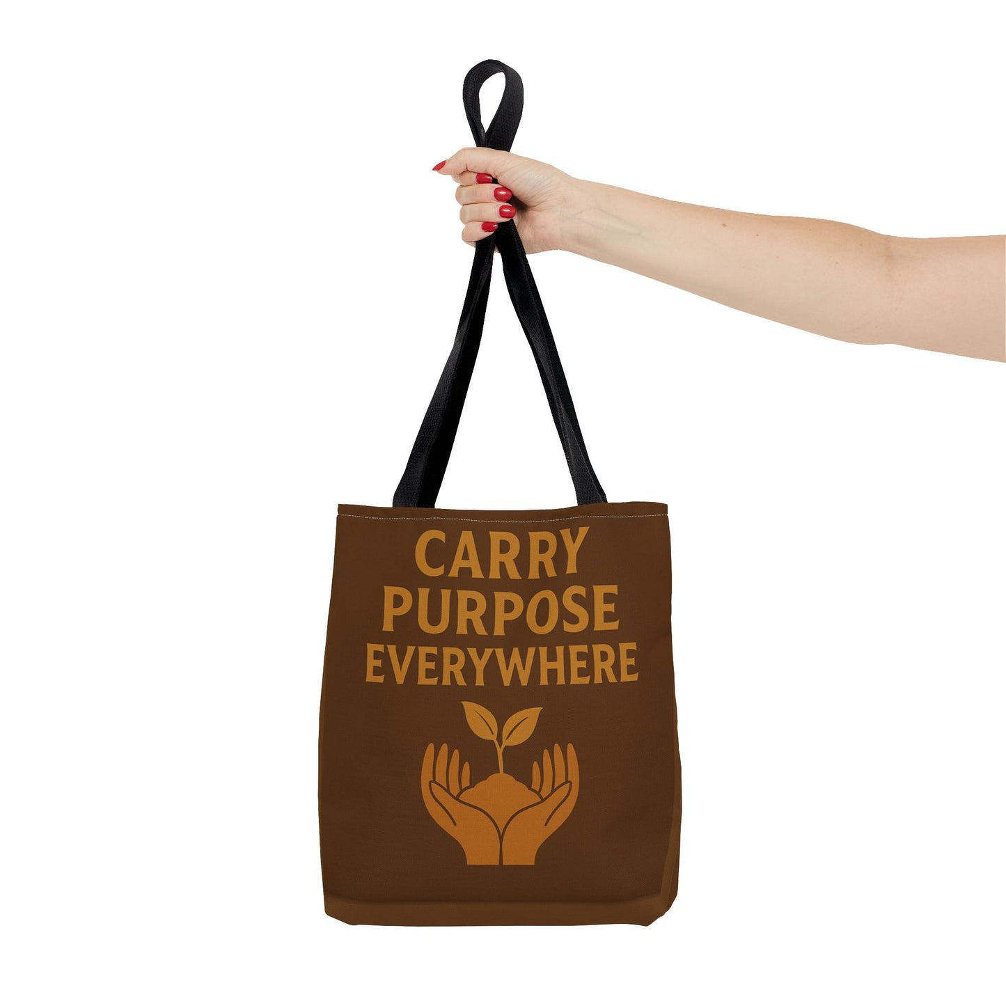 Eco-Friendly Tote Bag, Carry Purpose Everywhere, Shopper Bag, Sustainable Gift, Reusable Grocery Tote, Earth Day Accessory