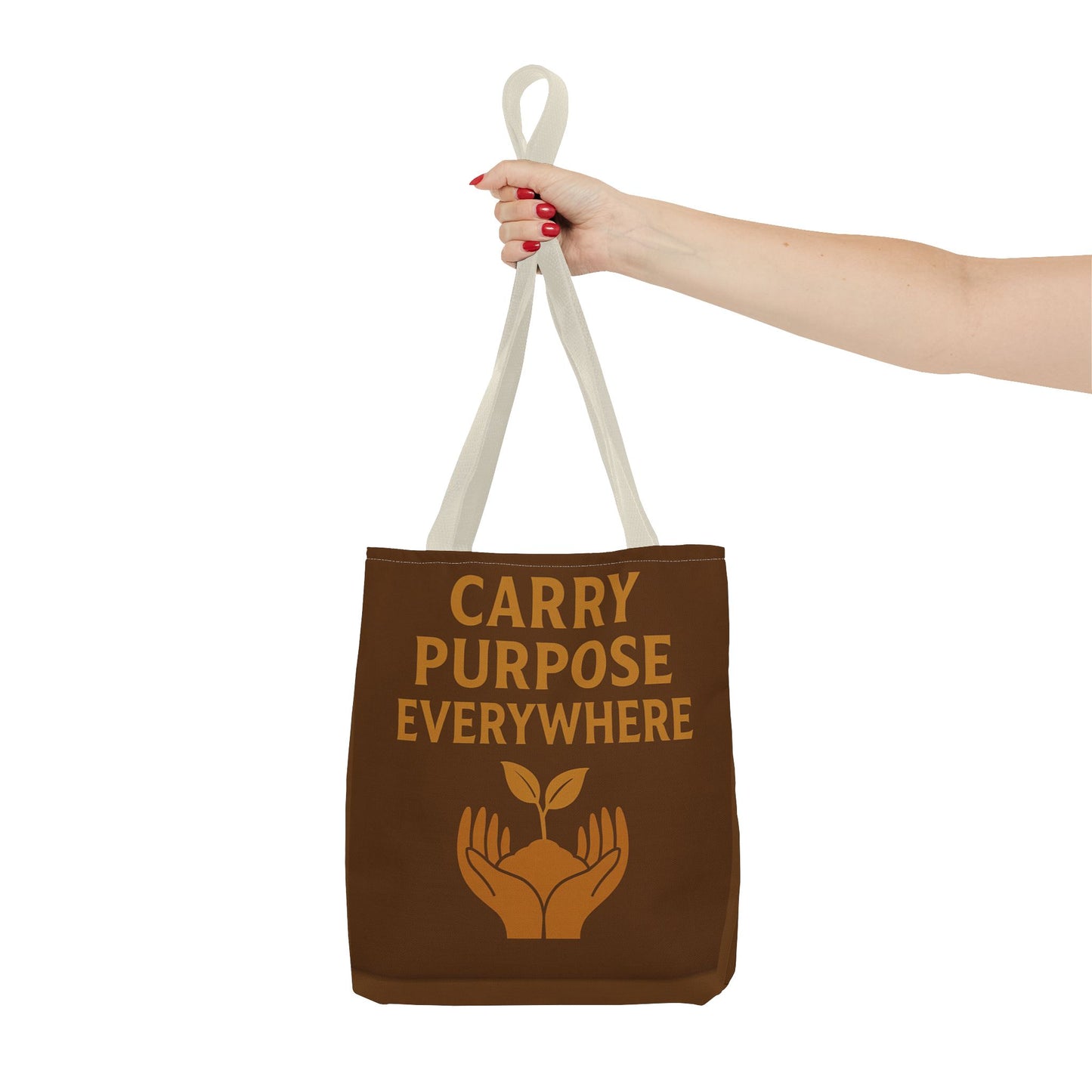 Eco-Friendly Tote Bag, Carry Purpose Everywhere, Shopper Bag, Sustainable Gift, Reusable Grocery Tote, Earth Day Accessory