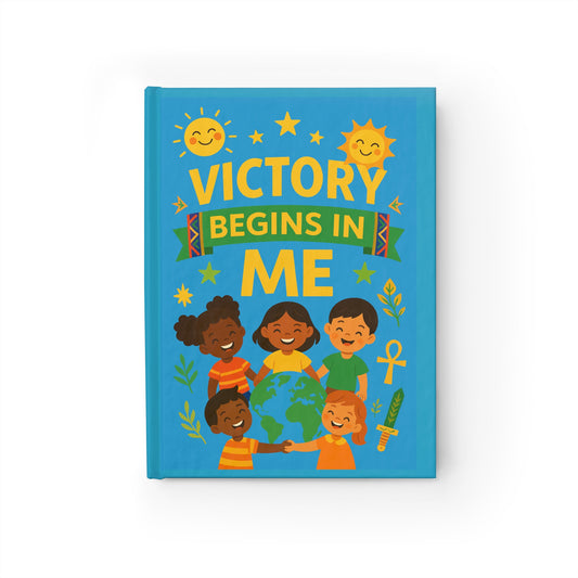Victory Begins Journal | Inspirational Writing Journal, Kids Journal, Eco-friendly Notebook, Positive Affirmation Journal, Gifts for Kids