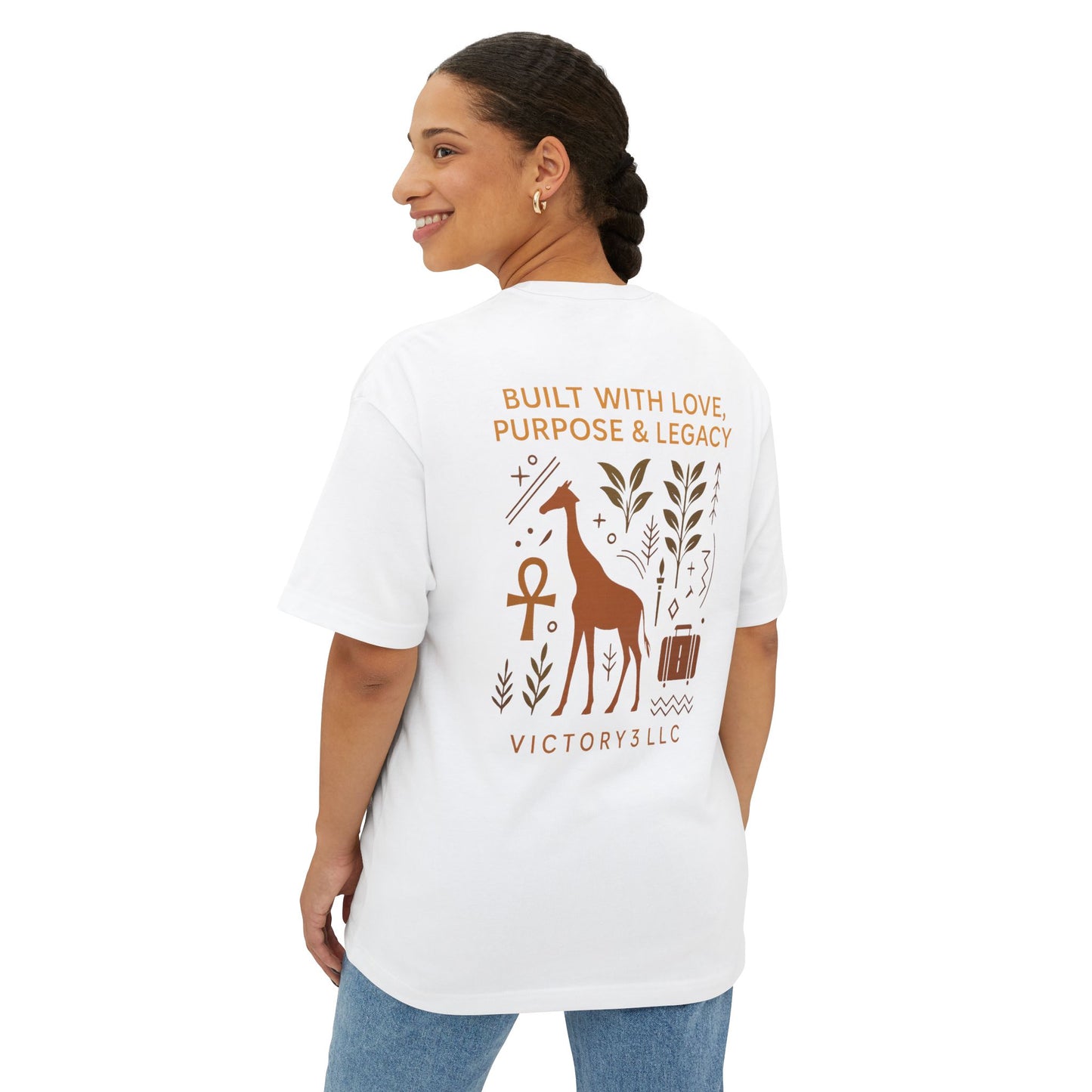 Unisex Boxy Tee with Spiritual and Legacy Designs - Perfect Gift for Nature Lovers, Casual Wear, Inspirational Apparel, Summer Tops, [...]