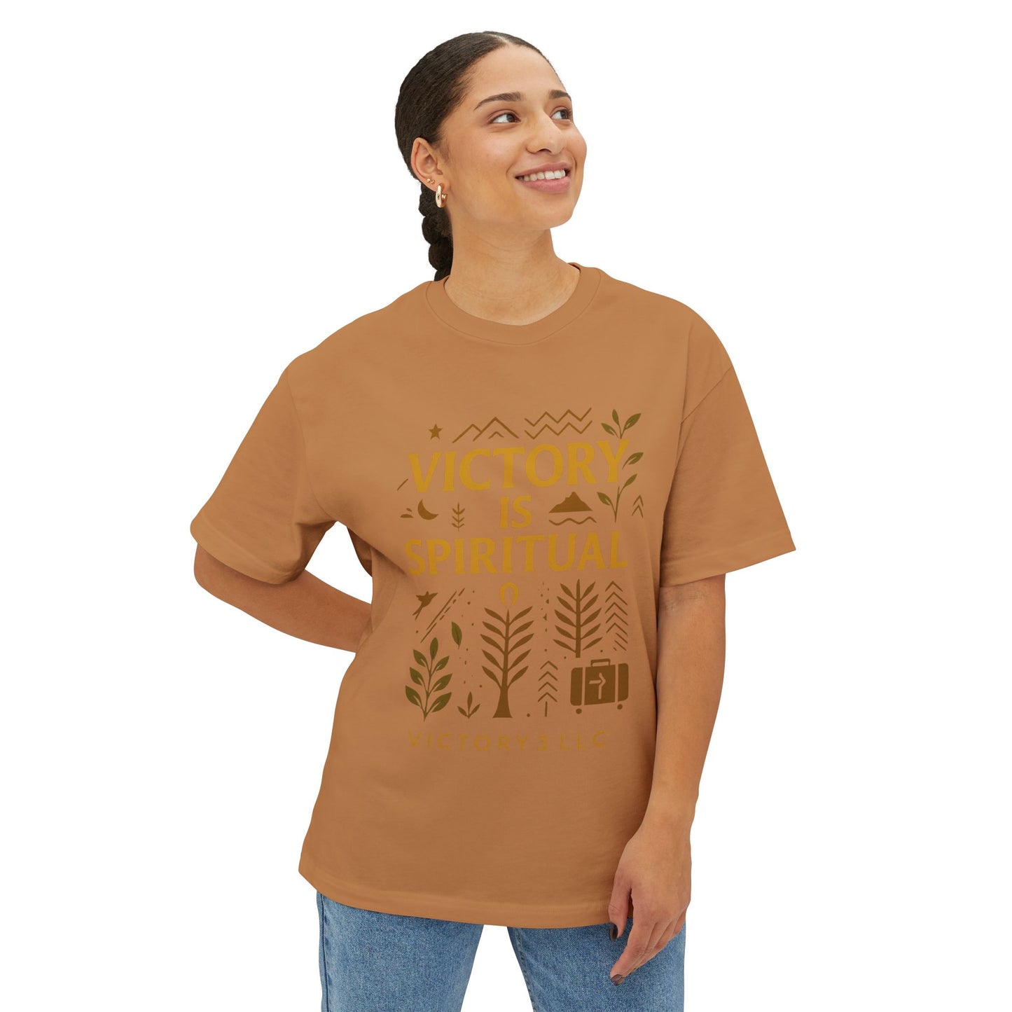 Unisex Boxy Tee with Spiritual and Legacy Designs - Perfect Gift for Nature Lovers, Casual Wear, Inspirational Apparel, Summer Tops, [...]